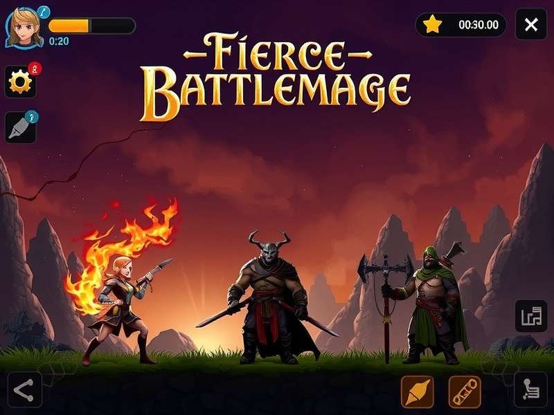 Fierce Battlemage Gameplay Screenshot